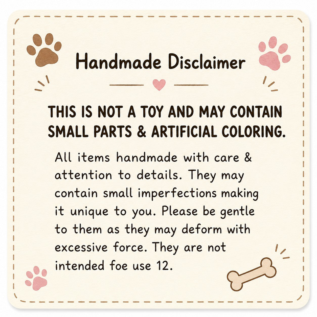 Handmade Doggie