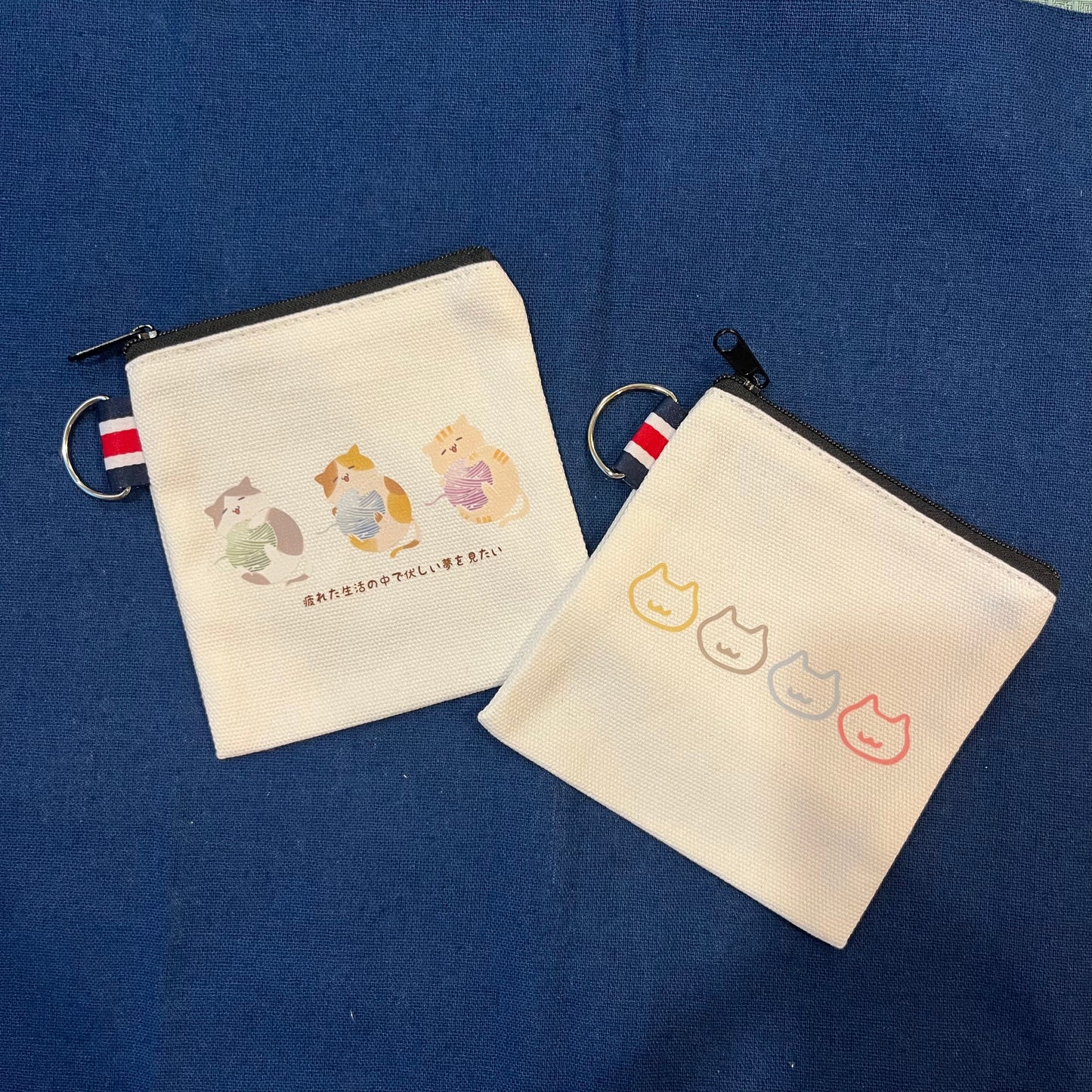 Canvas Coin Pouch(Cat)