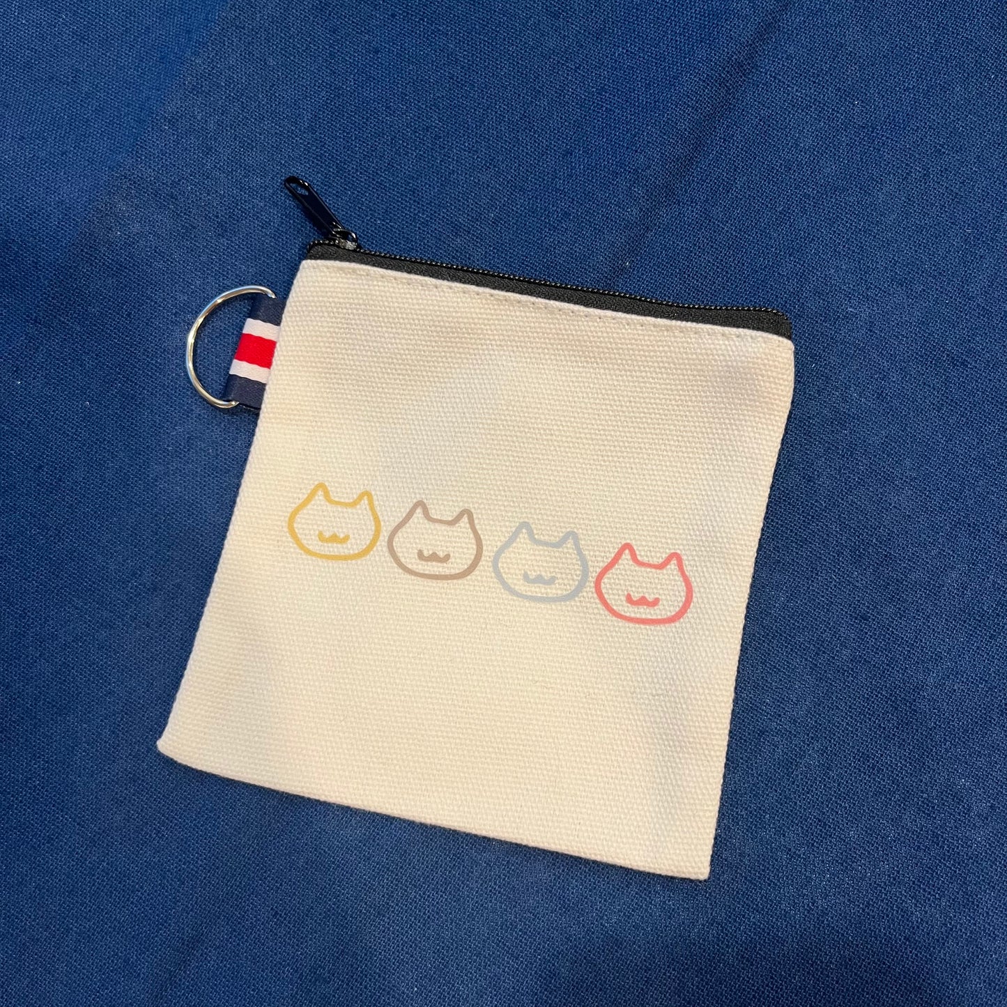 Canvas Coin Pouch(Cat)