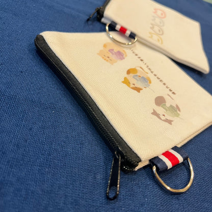 Canvas Coin Pouch(Cat)