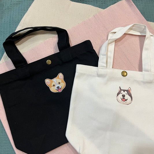 Canvas Tote Bag(Dog)